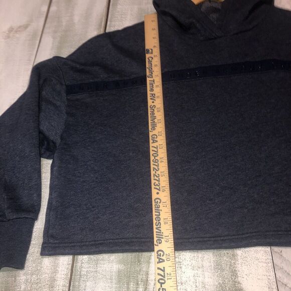 Under Armour Hoodie Womens Medium Project Rock Cropped Oversized Workout - Picture 6 of 11